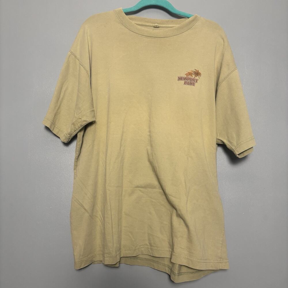 Vintage 2007 Newport Blues Golf No Bad Days XL Shirt Sleeve Shirt Gift Links